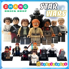 Xếp hình Star Wars Han Solo Palpatine Chirrut Imwe Obi-Wan Kenobi Darth Malgus Krennic Leia Lego Minifigures Pogo PG8024