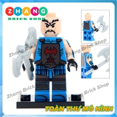 Xếp hình Dr. Nemesis   - Colossus   - Sabretooth   - Bishop  - Executioner Siêu anh hùng Lego Minifigures POGO PG8083