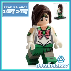 Xếp hình Thủy thủ mặt trăng Sailor Moon xinh đẹp cùng Tuxedo mặt nạ Chiba Mamoru Lego Minifigures WM6035