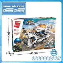 Đồ chơi Xếp hình Xe hummer quân sự Liên hiệp quốc Enlighten 3205