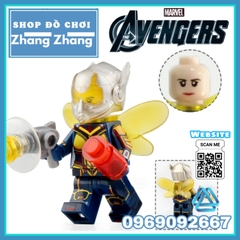 Xếp hình Avenger Thor Captain Marvel Ant man dr Strage  Wasp Scarnet Witch War Machine Iron Man Lego Minifigures Wm6063