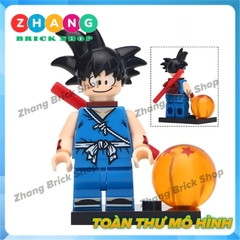 Xếp hình Dragon Ball Goku - Android 17 - Tien Shinhan - Krillin - Bardock Lego Minifigures Koruit KT1009