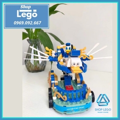 Xếp hình Xe bay có cánh của vịt Donald trong phim hoạt hình chuột Micky Lego Minifigures PRCK 69654