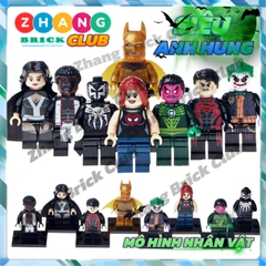Mô hình nhân vật Batman Sinestro Zatanna Superboy Mary Jane Mr Terrific Joker Venom WM6002 Zhang Brick Shop