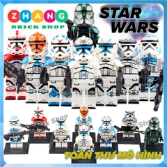 Xếp hình Star Wars Legion Coruscant Guard - Jesse - Imperial Stormtrooper Lego Minifigures Koruit KT1042
