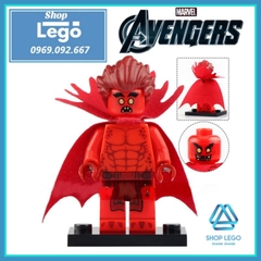 Xếp hình Wave 2 of Wandavision Scarlet Witch - Vision - Mephisto - Monica Rambeau - Tommy Lego Minifigures Xinh X0309