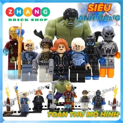 Xếp hình Avengers: Age of Ultron Henchman Ultron Sentry Baron Struker Quick Silver Black Widow Lego Minifigures SY276