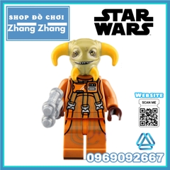 Xếp hình Star Wars Mandalorian Zuckuss Elrik Vonreg Boolio Astraal Vao Lego Minifigures POGO PG8282