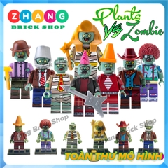 Xếp hình Plants vs Zombies Cây đại chiến xác sống vui nhộn cho trẻ em phát triển thông minh Lego Minifigures POGO PG8197