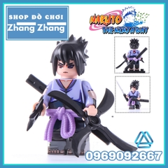 Đồ chơi xếp hình Naruto gồm Namikaze Minato - Uchiha Sasuke - Hatake Kakashi - Rock Lee - Zetsu Minifigures WM6109