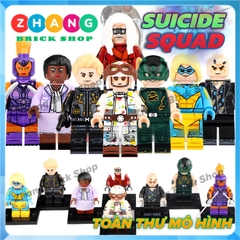 Đồ chơi xếp hình Suicide Squad Thinker Javelin Blackguard Polka Dot Man Savant Mongul Minifigures Xinh G0106