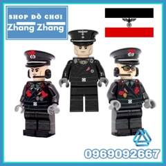 Đồ chơi xếp hình Sỹ quan phát xít Đức trong thế chiến 2 Facist WW II Minifigures JG015 017