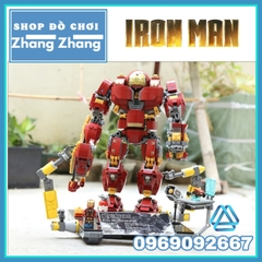 [1363 hình] Xếp hình Iron man chế tạo Hulkbuster MK44 Age of Ultron Lego Minifigures Decool 7134