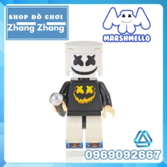 Xếp hình huyền thoại âm nhạc DJ Marshmello Lego Minifigures Kopf KF6089