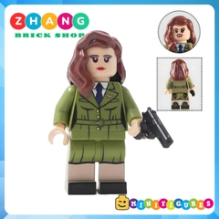 Đồ chơi Xếp hình Black Adam Peggy Carter Green Lantern Shazam Spider Man Arsenal Cobra Commander Minifigures KL9005