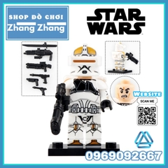 Đồ chơi xếp hình Star Wars gồm Ahsoka's Clone Trooper Minifigures Xinh X0303