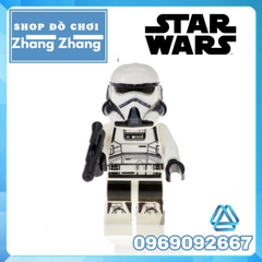 Xếp hình Star Wars Ki-Adi-Mundi - Rey - Moloch Luke Skywalker Imperial Pilot Rebel Trooper Lego Minifigures Pogo PG8116