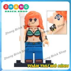 Xếp hình One Piece Nico Robin - Franky - Trafalgar - Sabo - Shanks
- Nami - Ace
- Brook Lego Minifigures Koruit KT1013