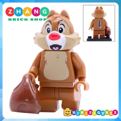 Xếp hình hoạt hình Mickey - Minnie - Louie - Deway - Mc Duck- Huey - Chip - Dale Lego Minifigures WM6066