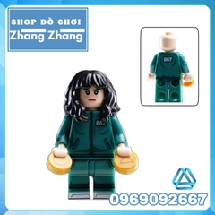 Đồ chơi xếp hình Trò chơi con mực Squid game gồm Seong Gi-hun và Kang Sae-byeok - Sang-woo - Il Nam Minifigures KDL808