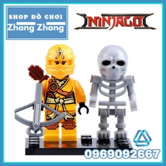 Đồ chơi Xếp hình Ninjago KAI - JAY - COLE - ZANE - Lloyd - WU - NYA - Morro Minifigures SY282