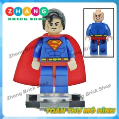 Mô hình nhân vật Superman Brainiac
SuperGirl Hawkman Cyborg Bizarro 0199 0200 Zhang Brick Shop