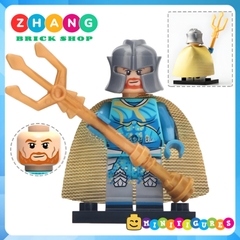 Xếp hình Aquaman Đế Vương Atlantics - Mera - Black Manta - Vulko - Atlanna - Nereus - Orm Lego Minifigures Xinh X0237