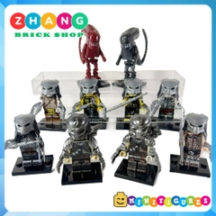 Xếp hình Predator vs Alien Cuộc chiến dưới chân tháp cổ mới nhất 2020 Lego Minifigures POGO PG8254