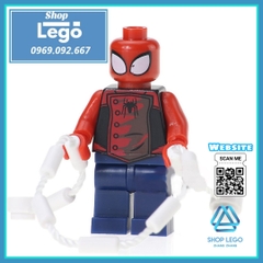 Xếp hình Whiplash - Spider-Girl - Tarantula - Paladin - Ultimate Deadpool Siêu anh hùng Lego Minifigures POGO PG8057