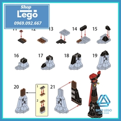 Xếp hình chúa tể doanh nhân Lord Business cao 18 cm Lego Minifigures MG1012