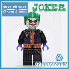 Xếp hình Joker Purble Suit thành phố Gotham Dc comics Lego Minifigures Wm wm308
