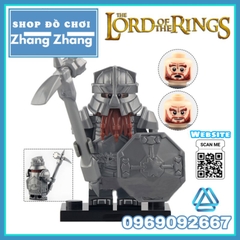 Đồ chơi xếp hình tộc chiến binh người lùn Mountain Dwarf trong The lord of the ring Minifigures Koruit KT1054