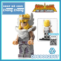 Xếp hình Athena - Pegasus - Cygnus Hyoga - Shiryu - Ikki trong Saint Seiya Lego Minifigures POGO PG8128