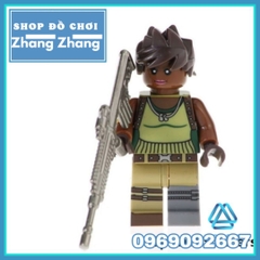 Xếp hình Fortnite Teknique - Brite Gunner - Raven - Special Soldier - Tracker - Explorer Lego Minifigures Kopf KF6050