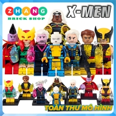 Đồ chơi xếp hình Xmen dị nhân Cable Jean Gray Storm Sunspot Wolverine Bastion Gladiator Morph Minifigures G0170