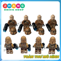 [119 hình] Xếp hình Star Wars 4 lính Geonosis Troopers battle đại chiến Lego Minifigures K-004