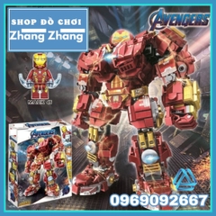 [711 hình] Xếp hình Iron Man Người sắt Hulkbuster Armor mới nhất 2021 Lego Minifigures Xinh 9018 XH9018