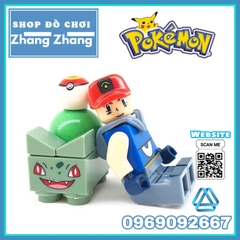 Xếp hình dành cho các bé tặng kèm bóng và pokemon theo mẫu Lego Minifigures SY620
