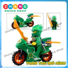 Đồ chơi xếp hình xe đua kèm Kai Nya - Jay Lloyd - Cole Zane - General Vex - Ice Empere Ninja Minifigures PRCK 61082