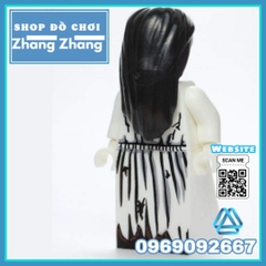 Xếp hình The Ring Vòng tròn sinh tử Sadako Samara Lego Minifigures KOPF KF208 WM816