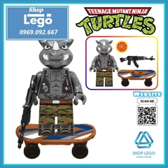 Xếp hình Ninja rùa teenage mutant ninja turtles gồm Leonardo - Raphael - Donatello Lego Minifigures Kopf KF6125