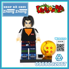 Xếp hình 7 viên ngọc rồng Dragon Ball Lego Minifigures Kopf KF6045