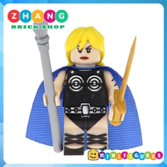 Xếp hình Black Widow - Gamora - Captain America - Riddler - Magik - Valkyrie - Beast Lego Minifigures Pogo PG8193