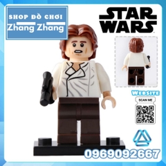 Xếp hình Star Wars Snowtrooper - Admiral - Fortuna - Han Solo - Lando - Stass - Jar Binks Lego Minifigures Pogo PG8050