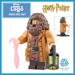 Xếp hình Hagrid - Seamus - Hermione - Ron Weasley - Harry Potter - Oliver Wood - Boyle - Marcus Lego Minifigures WM6045