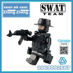 Xếp hình tiểu đội đặc nhiệm cảnh sát 113 phản ứng nhanh Lego Minifigures Swat 1820