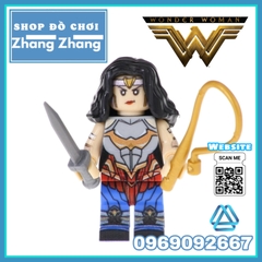 Xếp hình Deadpool Deathstroke Wonderwoman DC Joker Batgirl Red Hood Yellow Lantern Catwoman Lego Minifigures POGO PG8158