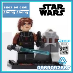 Xếp hình Star Wars Darth Maul - Anakin - C-3P0 - Darth Vader - Chewbacca - Sandtrooper - Rako Lego Minifigures SY198