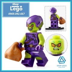 Xếp hình Lego Miles Morales - Green Goblin - King pin - Spider Gwen - Scorpion - Spider-man Lego Minifigures Xinh X0241