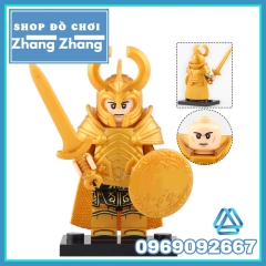 Xếp hình Thor Ragnarok Asgardian Berserker Hela vs Warrior Lego Minifigures Koruit KT1044
